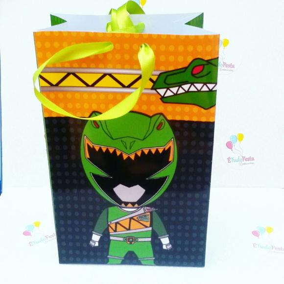 Sacola personalizada - Power Ranger Verde