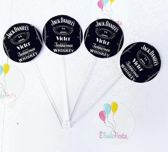 Topper para doces Jack Daniels