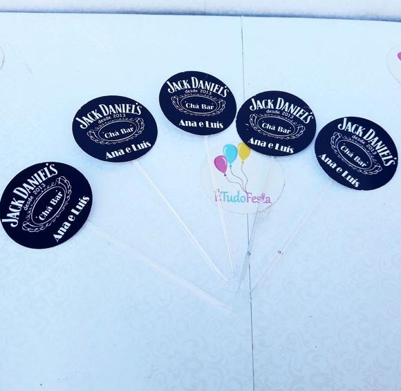 Topper para doces Jack Daniels