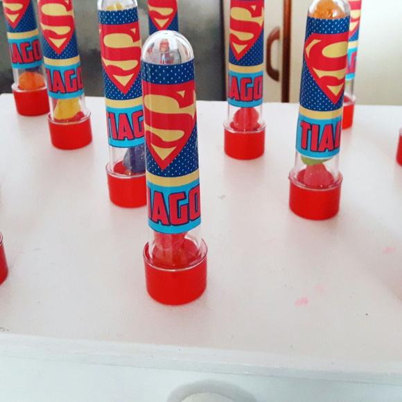 Tubete personalizado Logo Superman