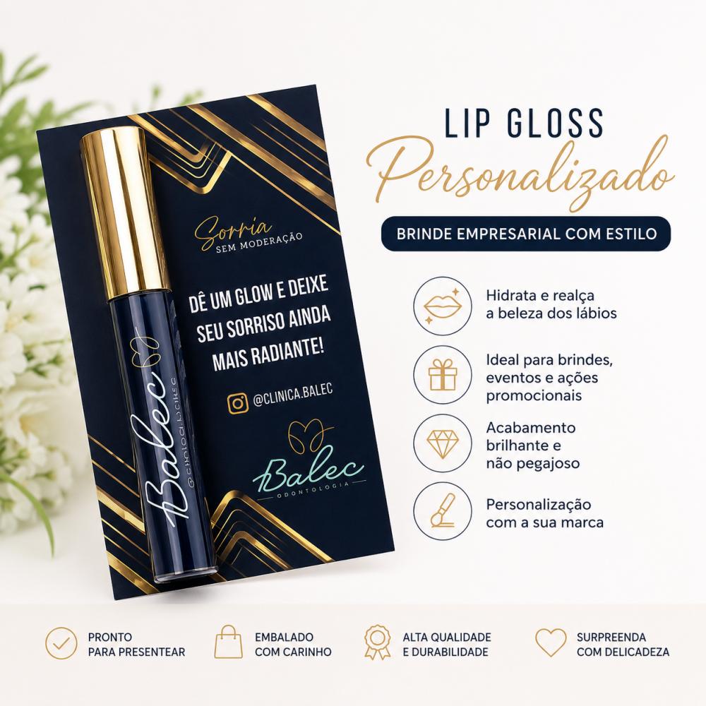 Lip Gloss Labial Personalizado para Empresas