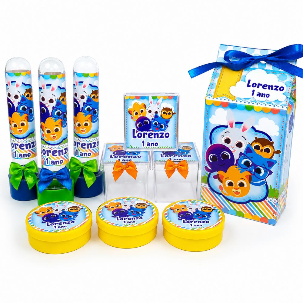 Kit Festa Bolofofo Personalizado 40 peças - Lembrancinhas Infant