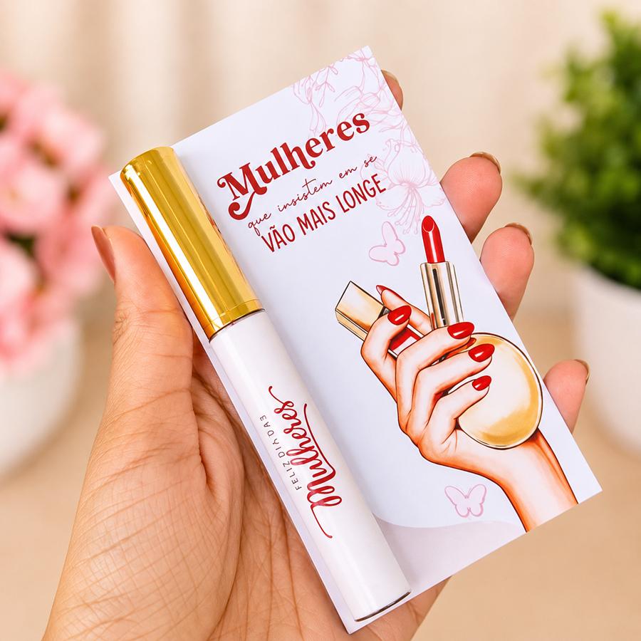 Lip Gloss Labial Personalizado para Empresas Dia da Mulher