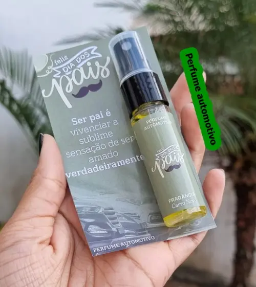 10 Perfume Automotivo Personalizado para Carro Dia dos Pais