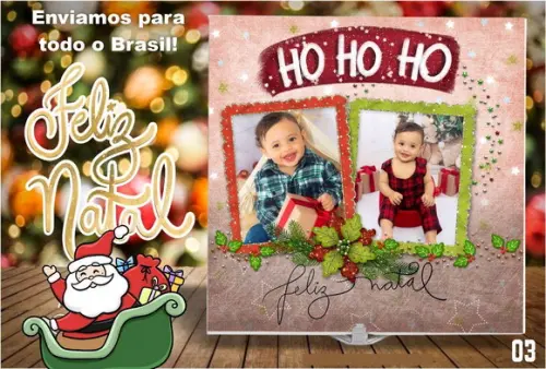 Azulejo Personalizado Natal - Família- Amigos