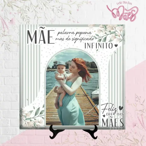 Azulejo Personalizado para o Dia das Mães