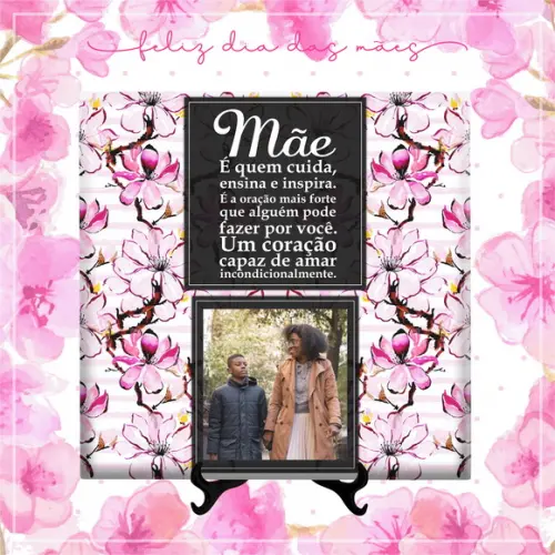 Azulejo Personalizado para o Dia das Mães