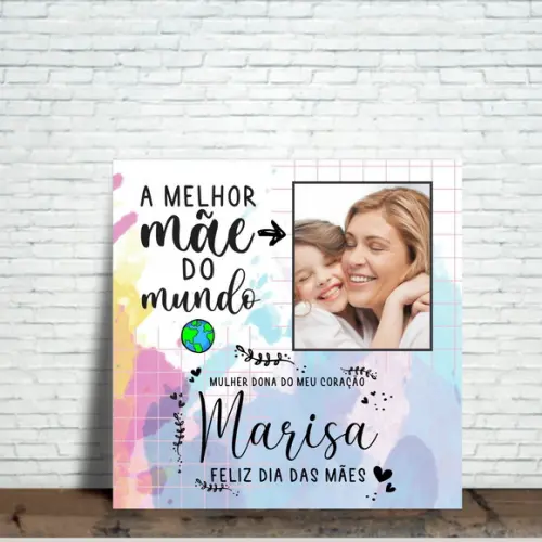 Azulejo Personalizado para o Dia das Mães