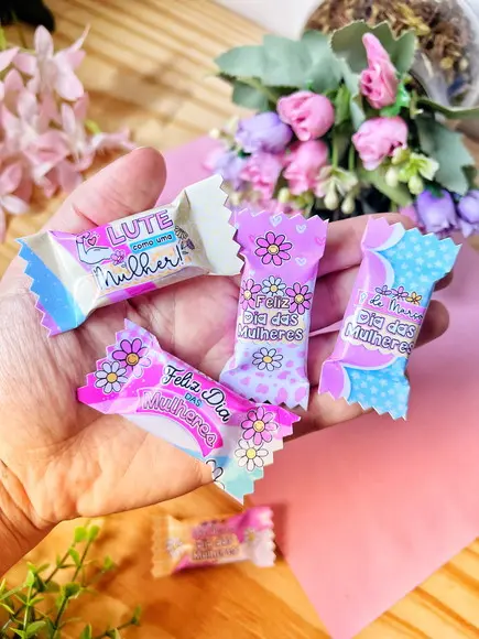 Balas Personalizadas - Dia da Mulher