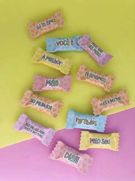 Balas Personalizadas - Dia das Mães