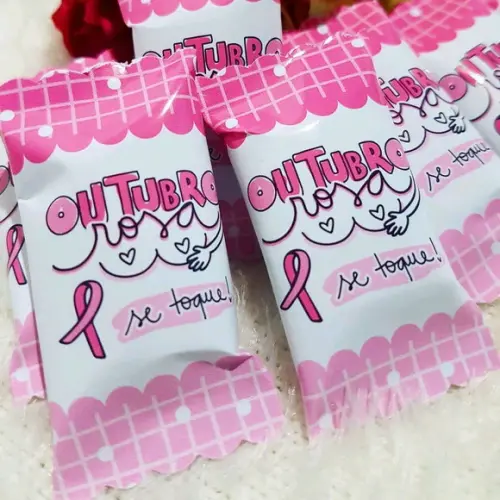 Balas Personalizadas - Outubro Rosa