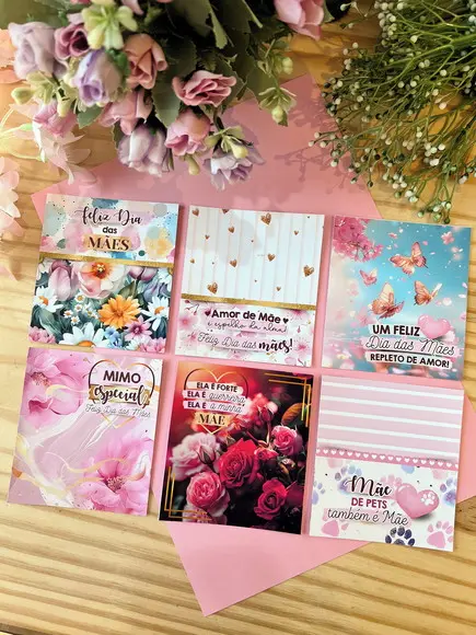 Balas Personalizadas + Card - Dia das Mães