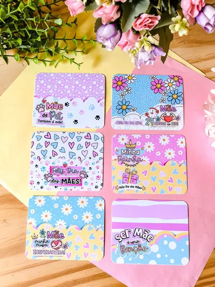 Balas Personalizadas + Card - Dia das Mães