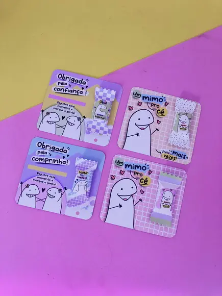 Balas Personalizadas + Card - Dia das Mães