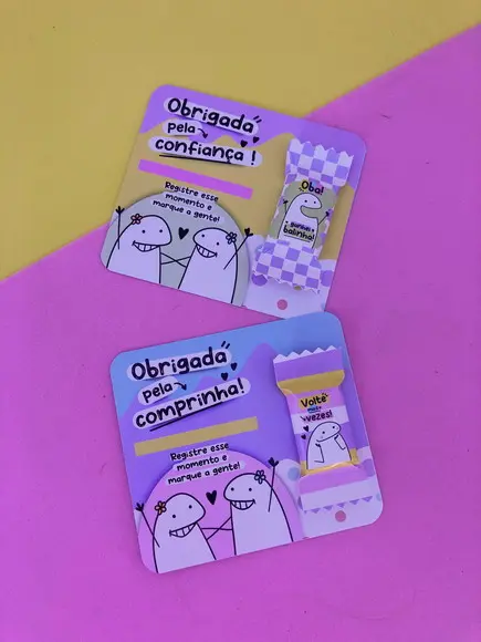 Balas Personalizadas + Card - Dia das Mães