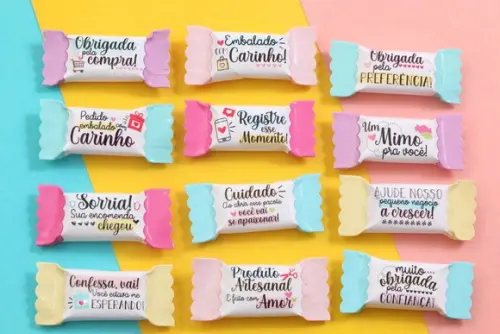 Balas Personalizadas Um Mimo pra Você Cliente