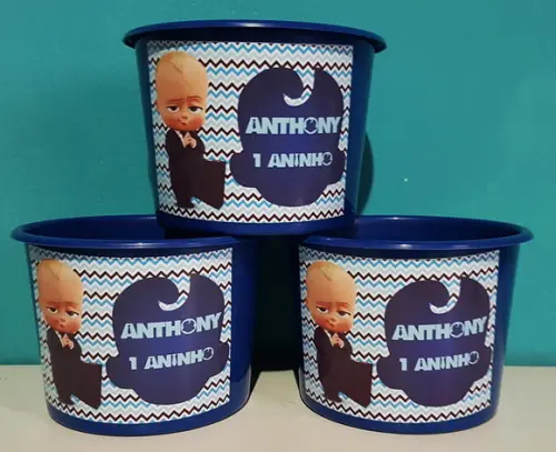 Balde de Pipoca 1,5 Litros Poderoso Chefinho