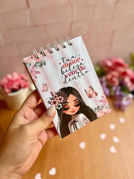 Bloquinho de Anotações Capa Dura Dia das Mulheres