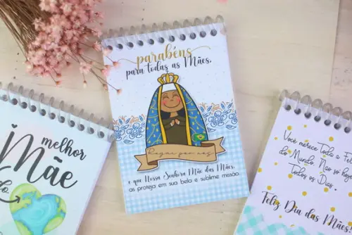 Bloquinho de Anotações Capa Mole Dia das Mães