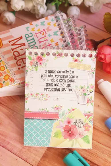 Bloquinho de Anotações Capa Mole Dia das Mães