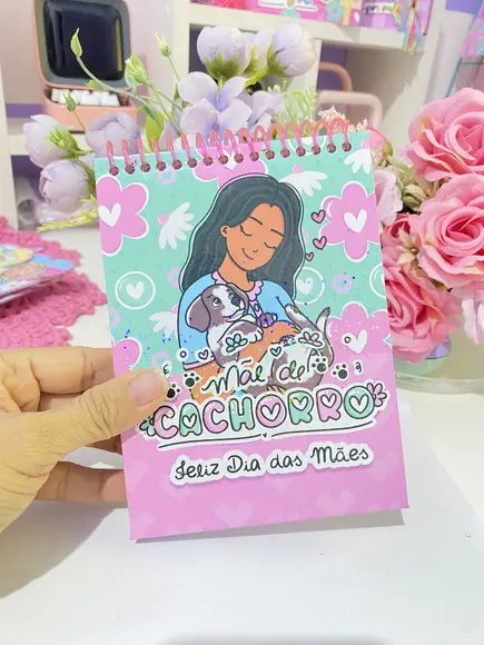 Bloquinho de Anotações Capa Mole Dia das Mães