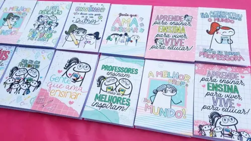 Bloquinho de Anotações Dia dos Professores Flork