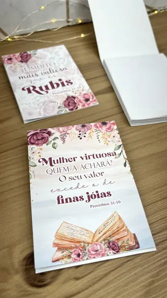 Bloquinho de Anotações Mulher Virtuosa