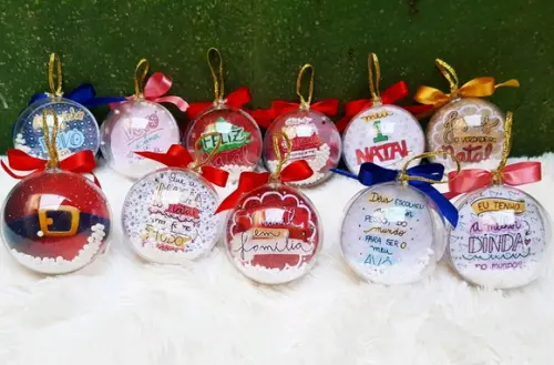 Bolas de Natal Personalizadas com Foto