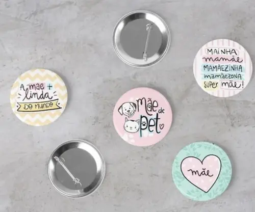 Bottons Alfinete Personalizado - 38mm