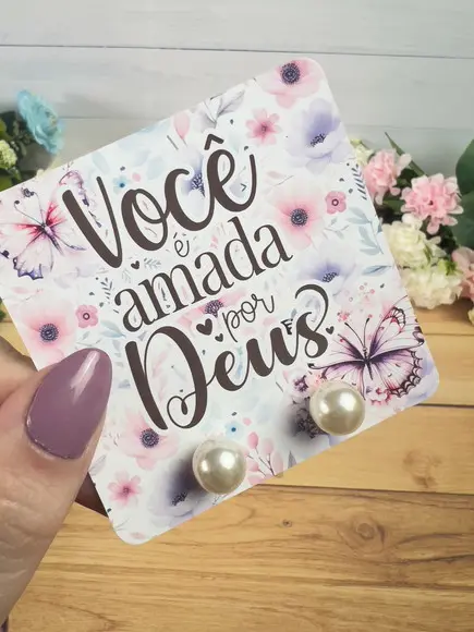 Brinco na Tag Personalizado - Dia da Mulher