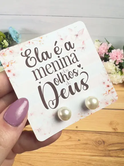 Brinco na Tag Personalizado - Dia da Mulher