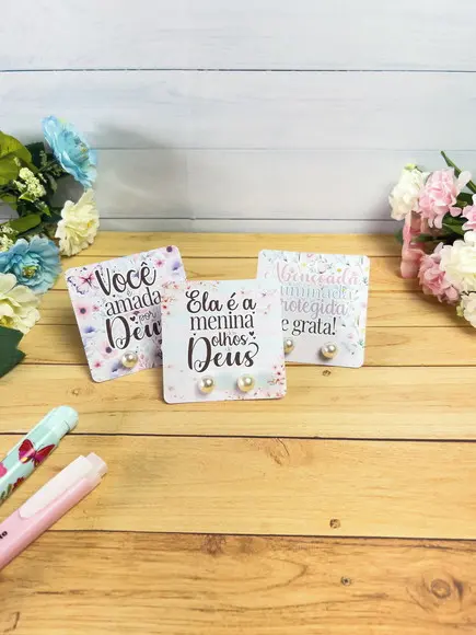 Brinco na Tag Personalizado - Dia da Mulher