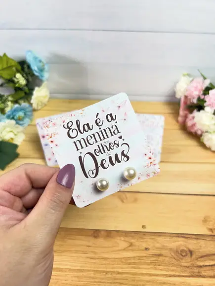 Brinco na Tag Personalizado - Dia da Mulher