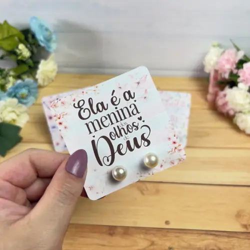 Brinco na Tag Personalizado - Dia da Mulher