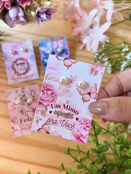Brinco na Tag Personalizado - Dia da Mulher