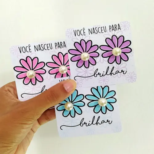 Brinco na Tag Personalizado - Dia da Mulher