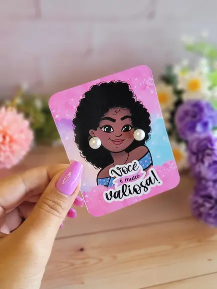 Brinco na Tag Personalizado - Dia da Mulher