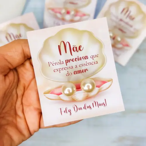 Brinco na Tag Personalizado - Dia das Mães