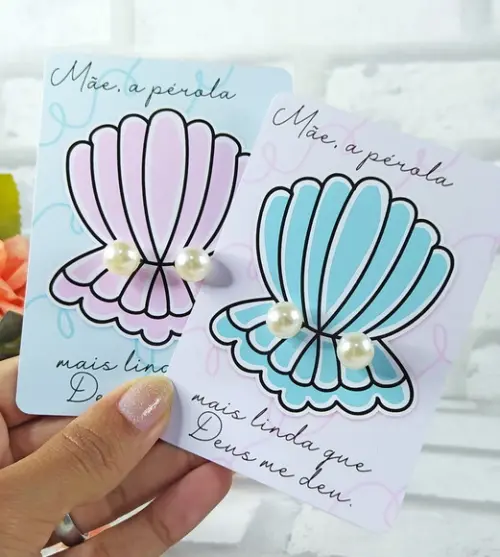 Brinco na Tag Personalizado - Dia das Mães