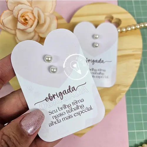 Brinco na Tag Personalizado - Dia das Mulheres