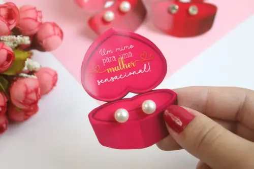 Brinco na Tag Personalizado - Dia das Mulheres