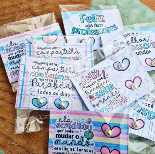 Brinco na Tag Personalizado - Dia dos Professores