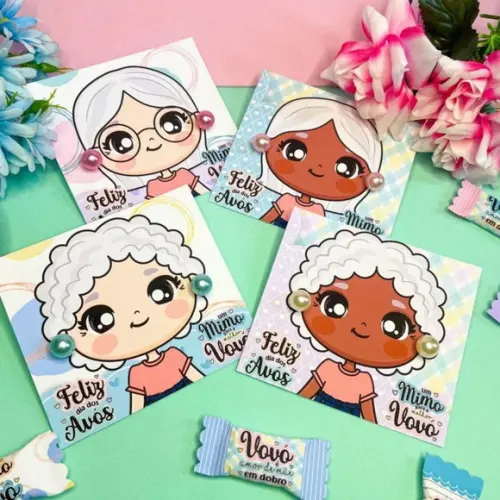 Brinco na Tag Personalizado - Dia dos Avós