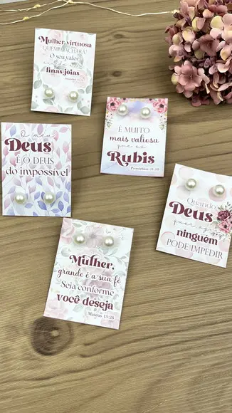 Brinco na Tag Personalizado - Mulher Virtuosa