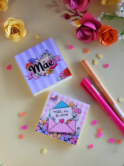 Brinde Corporativo Dia das Mães Post-it Personalizado