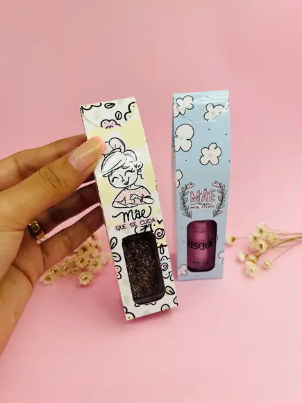 Caixinha com Esmalte + Lixa de Unha - Dia das Mães