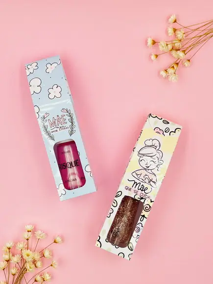 Caixinha com Esmalte + Lixa de Unha - Dia das Mães