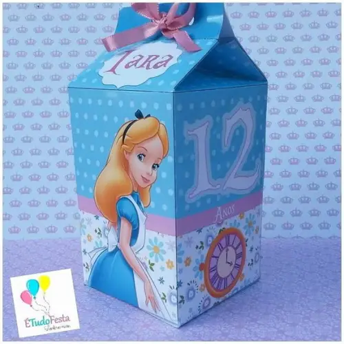 Caixinha de Milk Alice no País das Maravilhas