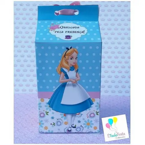 Caixinha de Milk Alice no País das Maravilhas