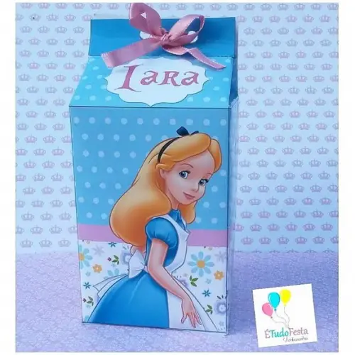 Caixinha de Milk Alice no País das Maravilhas